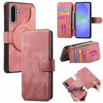 For Samsung Galaxy A36 5G CaseNeo MagSafe RFID Anti-theft Retro Leather Phone Case(Pink)