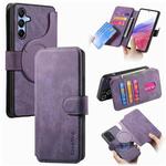 For Samsung Galaxy A16 CaseNeo MagSafe RFID Anti-theft Retro Leather Phone Case(Purple)