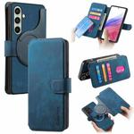 For Samsung Galaxy A56 5G CaseNeo MagSafe RFID Anti-theft Retro Leather Phone Case(Blue)