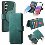 For Samsung Galaxy A56 5G CaseNeo MagSafe RFID Anti-theft Retro Leather Phone Case(Green)