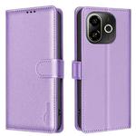 For Tecno POP 9 5G / Spark 30C 5G Litchi Texture RFID Anti-theft Leather Phone Case(Purple)