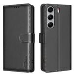 For Tecno Camon 40 Litchi Texture RFID Anti-theft Leather Phone Case(Black)