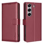 For Tecno Camon 40 Pro 5G Litchi Texture RFID Anti-theft Leather Phone Case(Red)
