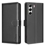 For Tecno Camon 40 Pro 4G Litchi Texture RFID Anti-theft Leather Phone Case(Black)