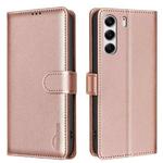 For Tecno Camon 40 Pro 4G Litchi Texture RFID Anti-theft Leather Phone Case(Gold)