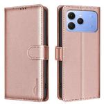 For Tecno Spark 40 4G Litchi Texture RFID Anti-theft Leather Phone Case(Gold)