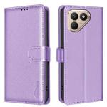 For Tecno Pova 7 Pro 5G Litchi Texture RFID Anti-theft Leather Phone Case(Purple)