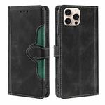 For iPhone 16 Pro Max Skin Feel Magnetic Buckle Leather Phone Case(Black)