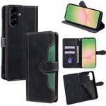 For Samsung Galaxy A56 5G Skin Feel Magnetic Buckle Leather Phone Case(Black)
