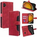 For Samsung Galaxy Xcover 7 Pro 5G Skin Feel Magnetic Buckle Leather Phone Case(Red)
