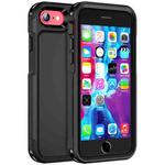 For iPhone 7 / 8 / SE 2022 RedPepper Armor PC Hybrid TPU Phone Case(Black)