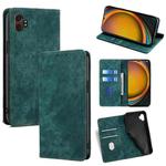For Samsung Galaxy Xcover 7 Pro 5G RFID Anti-theft Brush Magnetic Leather Phone Case(Green)