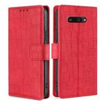 For Kyocera Digno SX4 5G Skin Feel Crocodile Magnetic Clasp Leather Phone Case(Red)