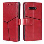 For Kyocera Digno SX4 5G Geometric Stitching Leather Phone Case(Red)