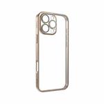 For iPhone 16 Pro Max TOTU PC-2 Soft Jane Series Electroplated TPU Phone Case with Lens Film(Gold)