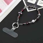 Cat Bracelet Anti-lost Phone Short Lanyard(Red)