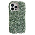 For iPhone 16 Pro Wool Fiber Plush TPU Phone Case(Green)