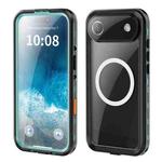 For iPhone 17 Air RedPepper Transparent Dot IP68 Waterproof Triple-proof MagSafe Phone Case(Black Blue)