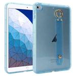 For iPad Air 3 10.5 2019 Wristband Holder PC Hybrid TPU Soft Tablet Case(Blue)