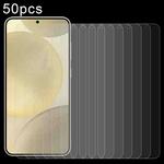 For Samsung Galaxy S24+ 5G 50pcs 0.26mm 9H 2.5D Tempered Glass Film