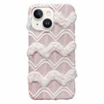 For iPhone 13 M-texture Plush TPU Phone Case(Pink)