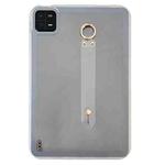For Xiaomi Pad 6 / Pad 6 Pro Wristband Holder PC Hybrid TPU Soft Tablet Case(Transparent)
