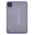 For Xiaomi Pad 6 / Pad 6 Pro Wristband Holder PC Hybrid TPU Soft Tablet Case(Purple)