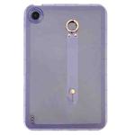 For Xiaomi Redmi Pad SE Wristband Holder PC Hybrid TPU Soft Tablet Case(Purple)