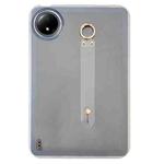 For Xiaomi Redmi Pad SE 8.7 Wristband Holder PC Hybrid TPU Soft Tablet Case(Transparent)