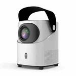 T-2 1920 x 1080P 240ANSI HiSilicon 352 Android 9.0 Portable Projector, EU Plug(White)