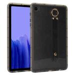 For Samsung Galaxy Tab A7 10.4 2020 T500 Wristband Holder PC Hybrid TPU Soft Tablet Case(Black)