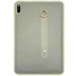 For Honor Pad V6 / V7 10.4 inch Wristband Holder PC Hybrid TPU Soft Tablet Case(Yellow)