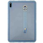 For Huawei MatePad 10.4 2022 / 2020 Wristband Holder PC Hybrid TPU Soft Tablet Case(Blue)