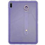 For Huawei MatePad 10.4 2022 / 2020 Wristband Holder PC Hybrid TPU Soft Tablet Case(Purple)