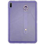 For Huawei MatePad 11 2021 Wristband Holder PC Hybrid TPU Soft Tablet Case(Purple)