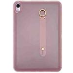 For Huawei MatePad 11 2023 / 2024 Wristband Holder PC Hybrid TPU Soft Tablet Case(Pink)