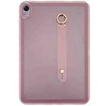 For Huawei MatePad 11.5 S Wristband Holder PC Hybrid TPU Soft Tablet Case(Pink)