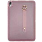 For Huawei MatePad Air 11.5 2023 Wristband Holder PC Hybrid TPU Soft Tablet Case(Pink)