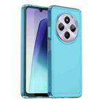For Redmi 14R 5G Candy Series TPU Phone Case(Transparent Blue)