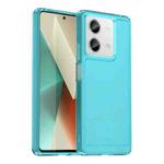 For Redmi Note 13R Pro Candy Series TPU Phone Case(Transparent Blue)