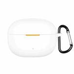 For Realme Buds T200 Lite Wireless Earphone Silicone Protective Case(White)