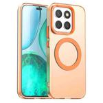 For Honor X8c 4G Candy Magsafe PC Hybrid TPU Phone Case(Orange)