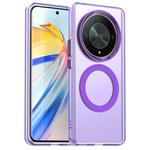 For Honor Magic6 Lite 5G Candy Magsafe PC Hybrid TPU Phone Case(Purple)