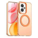 For Honor 400 Global 156.5mm Candy Magsafe PC Hybrid TPU Phone Case(Orange)