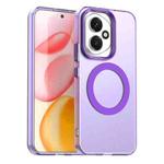 For Honor 400 Global 156.5mm Candy Magsafe PC Hybrid TPU Phone Case(Purple)