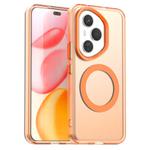 For Honor 400 Pro Global 160.8mm Candy Magsafe PC Hybrid TPU Phone Case(Orange)