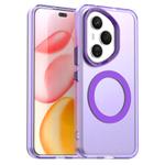 For Honor 400 Pro Global 160.8mm Candy Magsafe PC Hybrid TPU Phone Case(Purple)