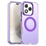 For Honor 400 Lite Global Candy Magsafe PC Hybrid TPU Phone Case(Purple)