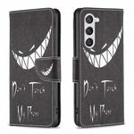 For Samsung Galaxy S25 5G Colored Drawing Pattern Leather Phone Case(Smirk)