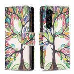 For Samsung Galaxy S25+ 5G Colored Drawing Pattern Zipper Leather Phone Case(Big Tree)